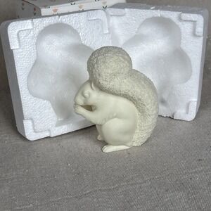Dept 56 Snowbabies Easter 2001 Large Squirrel Porcelain Bisque Boxed Vintage NIB